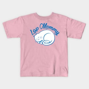 Lap Mommy (white cat) Kids T-Shirt